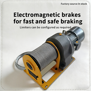 Cabrestante Eléctrico de Cable Metálico de 220V, Tamaño Pequeño, Bajo Ruido, Alta Eficiencia Energética, Cabrestante Industrial con Freno Electromagnético - Product Image 2