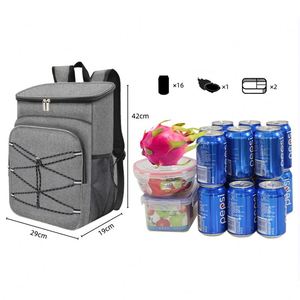 Free Sample OEM Custom Reusable Soft Picnic Portable Insulated <b>Cooler</b> <b>Backpack</b> Compartment Cooling Thermal Shoulder <b>Bags</b> With - Product Image 4