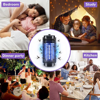 Répulsif électrique anti-moustiques dernier cri, lampe LED extérieure, tueur de mouches, lampe anti-insectes, lampe anti-moustiques