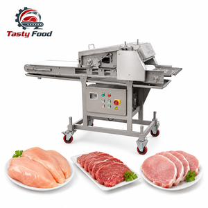 Presse à viande commerciale en acier inoxydable pour affaisser les poitrines de poulet, les steaks de bœuf et les schnitzels de porc – Ligne d'affaissement de viande - Product Image 6