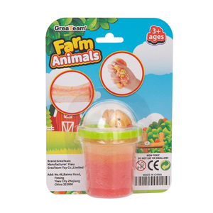 Popular Mini Farm Animal Theme Icy Putty Colorful Puff Crystal Slime Squeeze Craft <b>Kit</b> Funny Toys for Kid - Product Image 4