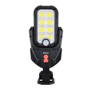 Outdoor Solar Wall Light Led White Light 20 Degree Beam Angle For Courtyard Street Camping Use With Human Body Sensor - Product Image 1