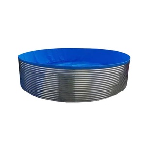 חם מכירה מגולוון צלחת pvc tarpaulin דגים מיכל חקלאי עבור חממה וציוד חקלאי - Product Image 6