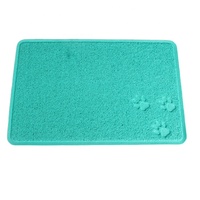 Tapis et coussinets pour animaux de compagnie en PVC, prêts pour le voyage, avec dos antidérapant et motifs imprimés d'animaux