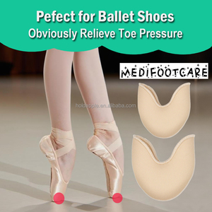 MediFootCare Ballet Dance Toe Pads Soft Gel Toe Covers Pointe Chaussures Talons Hauts Toe Caps pour Femmes Filles HA02217 - Product Image 6