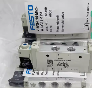 Solénoïde monostable Festos VUVG-L14-M52-MT-G18 5/2 voies G1/8 24V pour système pneumatique - Product Image 1
