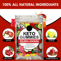 Wellbody OEM/ODM Vente en gros Complément alimentaire Keto Gummy Candy Vitamines Perte de poids Brûleur de graisse Vinaigre de cidre de pomme de qualité alimentaire