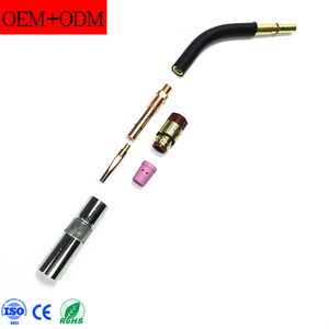 หัวเชื่อม CNAWELD สีแดง รุ่น Pana Mig แบบระบายความร้อนด้วยอากาศ  รอบการทำงาน 60% ทนความร้อนสูง สำหรับ P350A - Product Image 4