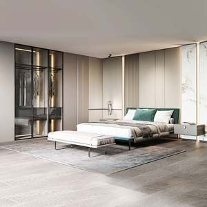 Corea truciolare angolo camera da letto armadio modulare <span class=keywords><strong>Almira</strong></span> armadio con Design toeletta - Product Image 2