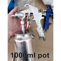 Pistolet pulvérisateur de peinture à émulsion W77S W77 W-77 W-77S 2.0mm 2.5mm 3.0mm à aspiration haute pression pour apprêt et peinture au latex