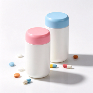 ขวดพลาสติก HDPE ขนาด 150 มล. 225 มล. สามารถปรับแต่งฝาได้หลากหลายสี - Product Image 2