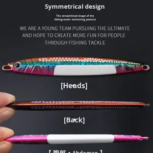 Señuelo de Pesca Jigging de Larga Distancia Major Metal Craft, Cebo Jig con Diseño Biónico Luminoso para Atraer Carpas en Ríos y Lagos - Product Image 4