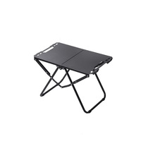Table pliante carrée moderne Igt en fer, légère et polyvalente, mobilier d'extérieur, table de pique-nique pour le camping, assemblage en une seule étape