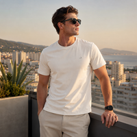 Chemise d'été respirante JNEI 150 g/m² pour homme, séchage rapide, protection UV, haut de gamme pour un style de vie actif