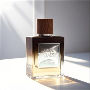 Wholesale Square Perfume <b>Spray</b> <b>Bottle</b> Clear Crimp <b>Empty</b> Pump Rectangle 30ml 50ml 100ml Glass Amber Perfume <b>Bottle</b> With Wood Lid - Product Image 5