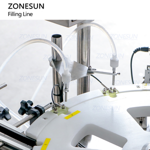 ZONESUN ZS-AFCL6 Línea Automática de Llenado, Tapado y Etiquetado de Botellas de Vidrio con Rodillo para Perfume, Aceite, Desodorante y Líquidos Cosméticos - Product Image 3