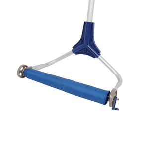 Râteau en métal personnalisé facile à enlever roue en plastique de tissu Oxford tête en aluminium neige toit tapis râteau avec poignée - Product Image 2