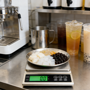 Balance <span class=keywords><strong>de</strong></span> cuisine numérique LCD rétroéclairée couleur or 0,1g pour usage alimentaire - Product Image 2