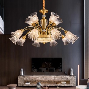 Lámparas Colgantes Lineales Modernas y Sencillas de Estilo Americano, Lámparas Colgantes Lineales Medianas <span class=keywords><strong>Allen</strong></span> para Sala de Estar y Comedor - Product Image 6