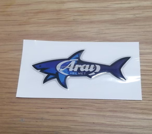 สติกเกอร์การ์ตูนฉลาม 3 มิติ กันน้ำ ลาย Paul and Shark แบบกำหนดเอง พร้อมลายธงชาติ Marseille Gertrude - Product Image 3