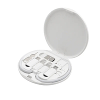 Adaptor Perjalanan Universal 60W Portabel Kabel Data Tipe-C Pengisian Cepat ABS untuk Ponsel