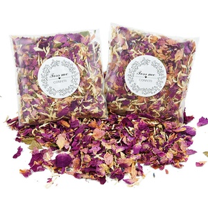 Eloman fiore secco petalo Pop decorazione per feste biodegradabile floreale addio al nubilato compleanno 100% naturale matrimonio rosa coriandoli - Product Image 1