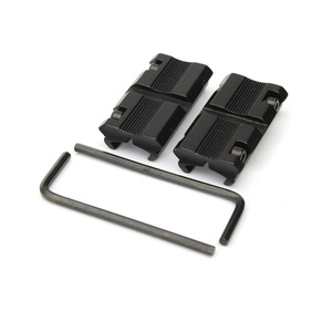 Chiến Thuật 11mm đến 20mm cơ sở Adapter <span class=keywords><strong>dovetail</strong></span> phạm vi gắn kết cơ sở - Product Image 1