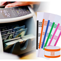 Vente en gros de ruban de cerclage en dollars américains de différentes couleurs ruban de cerclage de billets de banque auto-adhésif ruban de reliure spécifique à la banque