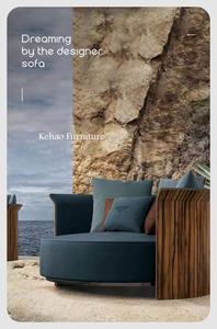 <span class=keywords><strong>Fauteuil</strong></span> moderne nordique de luxe en tissu <span class=keywords><strong>fourrure</strong></span> pour salon - Product Image 5