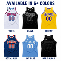 Ensemble de maillots de sport surdimensionnés personnalisés multicolores, impression par sublimation 3D, maille respirante, vêtements d'équipe OEM/ODM