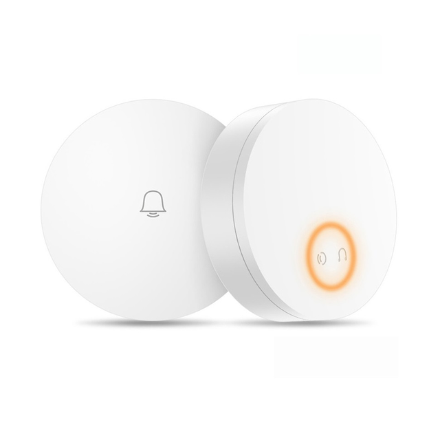 Smart WiFi Wireless Doorbell Self-Powered Push Button 433.92MHz 50M Long Range Plug-in Door Chime for Home