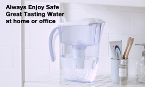 Pichet filtrant à <span class=keywords><strong>eau</strong></span> alcaline en plastique de 2,5 litres, manuel, portable, purificateur d'<span class=keywords><strong>eau</strong></span> domestique, carafe, <span class=keywords><strong>eau</strong></span> potable alcalinisée ionisée - Product Image 3