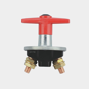 Interruptor giratorio de 12-60V 200A 1NO con terminal de tornillo para protección de baterías de coches, camiones y vehículos recreativos - Product Image 1
