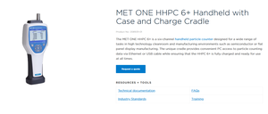 เครื่องวัดอนุภาคอากาศ HHPC6+ ของอเมริกัน METONE นำเข้าจากอเมริกา - Product Image 6