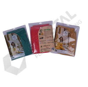Laminated Garment Pouches <b>Plastic</b> <b>Packaging</b> Bags with Zipper for Clothing Saree Shirt Dress and Apparel Storage - Product Image 2