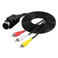 Kabel Mini Din 3 Rca 8 Broches Male To Male 9 Pin Mini-Din-10-Pin Kabel Mini Din