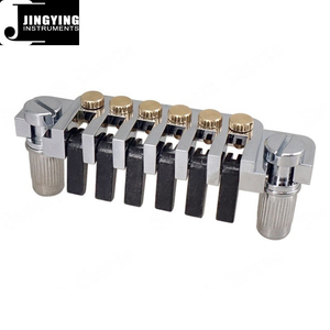 Jingying <span class=keywords><strong>Music</strong></span> 2025 Fábrica al por mayor L P E PI Guitarra eléctrica Puente integrado Puente abatible Puente de guitarra y piezas traseras Accesorio - Product Image 3