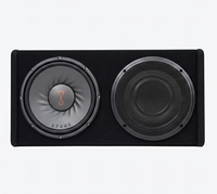   Haut-parleur bicolore 2*10 pouces, caisson de basses amplifié avec Mega Bass et amplificateur audio pour voiture