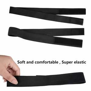 YUSEN Double Polyester Elastic Bands Wig <b>Edges</b> Hook Loop Adjustable for Leopard Print Wrap Melting Lace Frontal <b>Edges</b> - Product Image 4