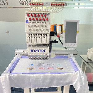 WONYO Single Head Computerized Leather Embroidery Machine for Any Logos on Caps <strong>And</strong> T <strong>Shirt</strong> - Product Image 3