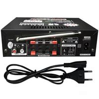 Amplificateur audio domestique sans fil BT, mini amplificateur de voiture, amplificateur de puissance numérique avec enregistrement