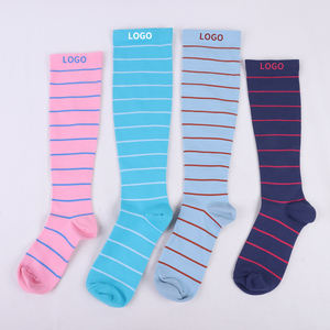 Calcetines de compresión de tiras, medias para venas varicosas, calcetines de compresión de enfermera para mujer y hombre - Product Image 3