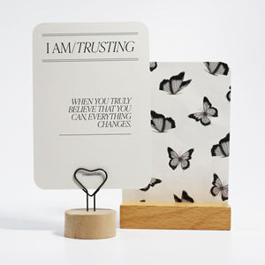 Impressão personalizada Cristal Fitness Para Gravidez Negra Saúde Mental Cartões De Afirmação Do Chuveiro Espiritual - Product Image 4