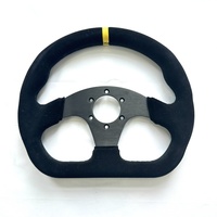 Volant de course Sim plat de 320mm de diamètre en forme de D