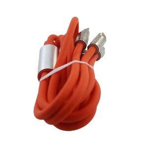 Câble de données numériques à charge super rapide pour téléphone portable 1.2M 120W avec liquide gras Câble de charge en caoutchouc souple trois en un - Product Image 2