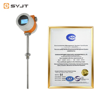 SY SBW Thread Wired Digital Temperature Transmitter LCD Display IP68 USB Communication OEM/ODM Support (Oilfield Use) Plastic