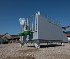 動物の家禽耐久性のある快適なふくらはぎの子牛の家の島乳製品のふくらはぎの農場牛の背の高い牧草地は別々に健康的な給餌を流しました - Product Image 4