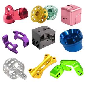 China OEM Manufacturer 5 Axis Precise Machining Rapid Prototyping Anodized Color CNC <b>Machine</b> Aluminum Parts - Product Image 2