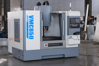 Machine de fraisage CNC verticale 4 axes VMC 650 de Taïwan, neuve, haute précision GSK, BT40, pour le traitement automatique des métaux
