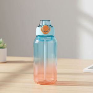 Bouteille d'eau en plastique de 1000 ml personnalisable avec logo, sans BPA, écologique, saveur fruitée créative pour la Saint-Valentin, avec pod de saveur - Product Image 2